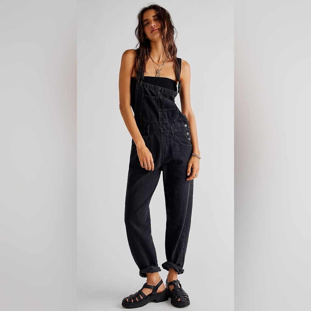 New We The Free Ziggy Denim Overalls